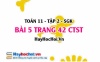 Bài 5 trang 42 Toán 11 tập 2 Chân trời sáng tạo